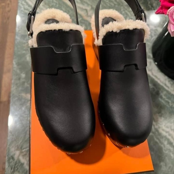 Hermes shearling clog size 39 - Picture 2 of 4